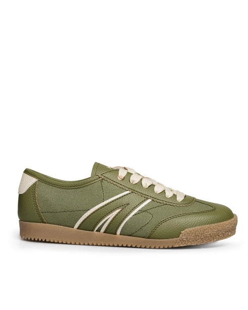Tenis Verde Lineas Blancas 8554